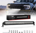 4wdking slim led light bar 22 inch spot, main product view