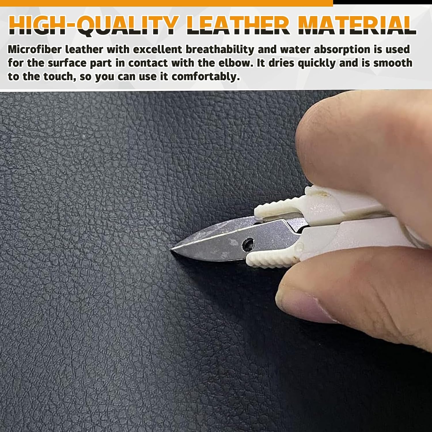 UTV Seat Cover Replacement for 2010-2014 Polaris Ranger 400 EV 500 570 800 Midsize Crew 45”x16.5” Thickness Waterproof PU Leather Black