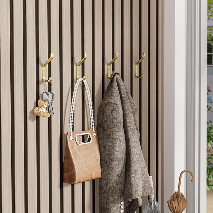 10-Pack Coat Hooks Wall Mounted: 20LB Heavy Duty Hanger - Image 5