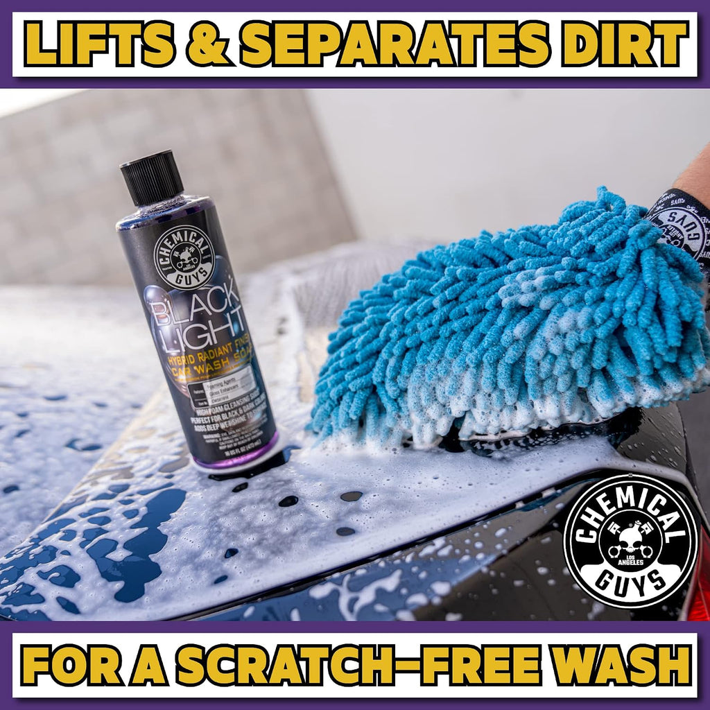 Chemical Guys CWS619 Black Light Foaming Car Wash Soap (Works with Foam Cannons, Foam Guns or Bucket Washes) Safe for Cars, Trucks, Motorcycles, RVs & More, 128 fl oz (1 Gallon), Black Cherry Scent