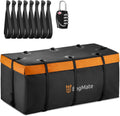 20ft³ Waterproof Hitch Cargo Carrier Bag, Durable PVC Tarpaulin Hitch Mount Cargo Carrier Cargo Box w/a Bonus Lock, Heavy-Duty Straps & Buckles, Easy to Install Vehicle Cargo Carriers