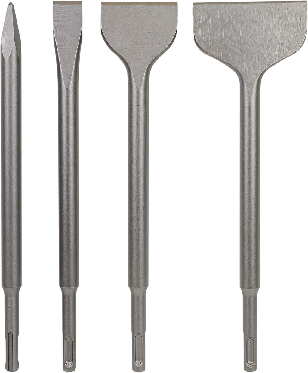 sds plus 4-piece chisel set, thinset scraping bit, main product view