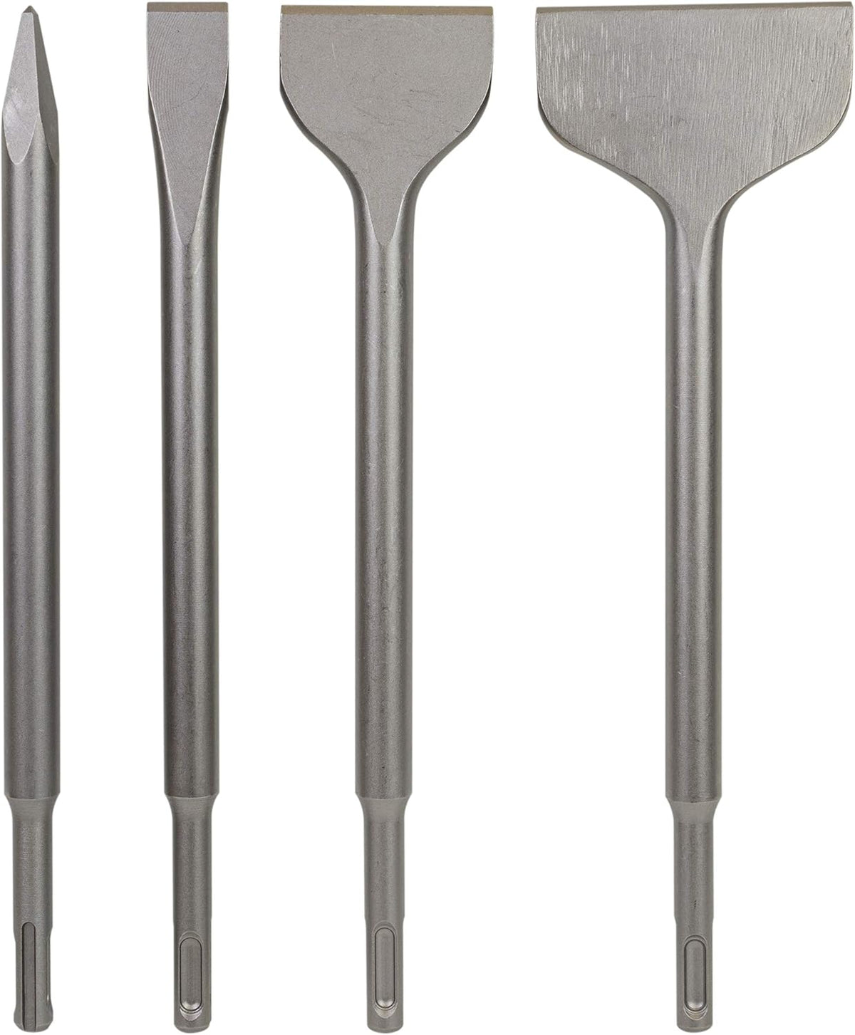 sds plus 4-piece chisel set, thinset scraping bit, main product view