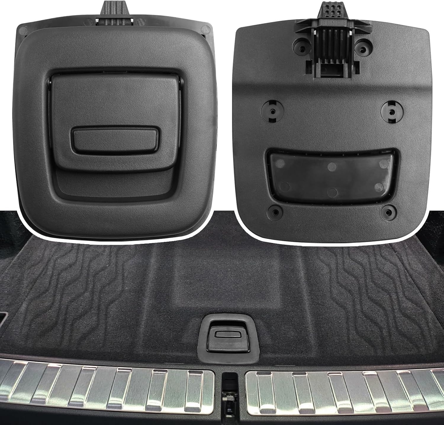 Jaronx Compatible with BMW Trunk Mat Carpet Handle for X3 G01 2018-2024/X4 G02 2018-2025/X5 G05 2019-2025/X6 G06 X7 G07 2020-2025, Rear Trunk Mat Floor Carpet Handle Replacement for BMW 51479471108