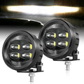 sae led fog lights, offroadtown 2pcs 3.5" round, main product view