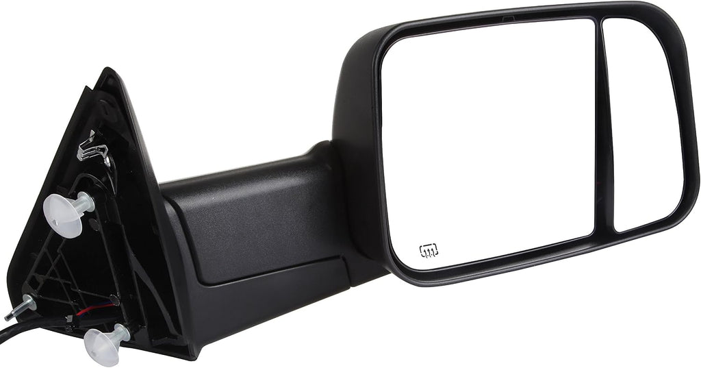 A Pair Heated Towing Mirrors Fits 2009-2015 for Dodge for Ram 1500 2010-2015 for Dodge for Ram 2500 3500 Pickup Truck, Power Adjusted View Mirror