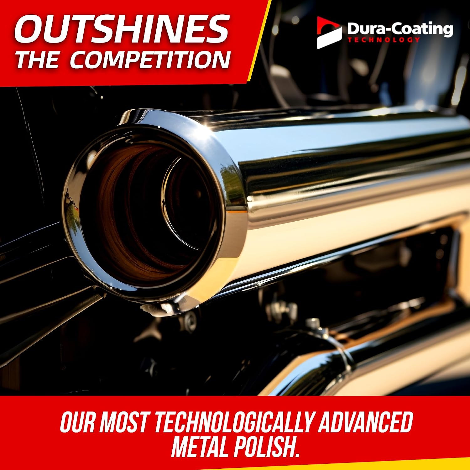 DURA-COATING TECHNOLOGY, Blue Premium Metal Polish - Perfect for Aluminum Wheels, Diamond Plate, Stainless Steel, Copper, Brass, & Nickel - 16oz Polish + 16oz Wheely Clean (Wheel and Tire Cleaner)