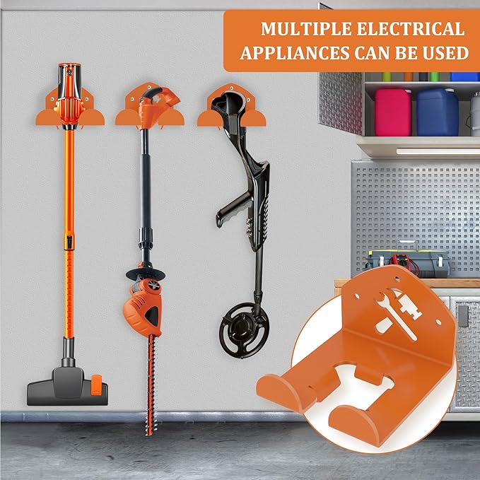 Garage Organization Storage Trimmer Rack Garden Power Tool Hanger - Image 6
