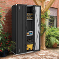 aecojoy outdoor storage cabinet waterproof, 70" vertical tall, main product view
