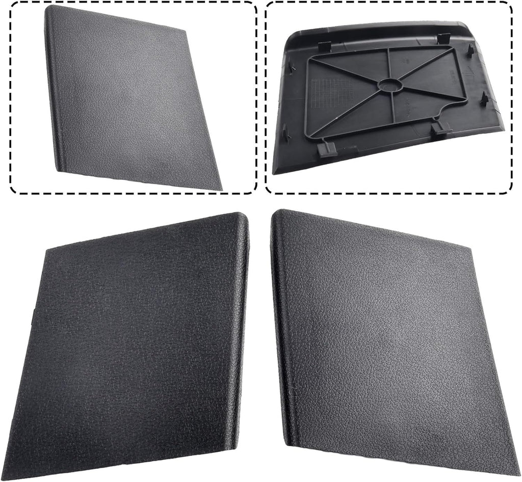 Rear Trunk Taillight Cover Replacement for MK6 ABS Tailgate Inspection Cover Pair 5K6867657 5K6867658 Direct Fit Black Car Rear Light Housing Cap ABS Material Easy Installation for Golf MK6
