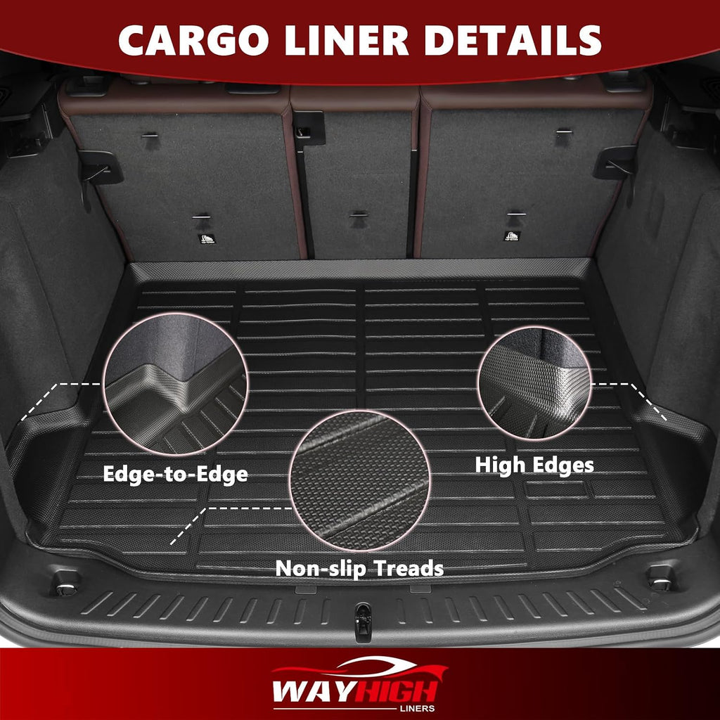 floor mats & cargo liner for 2025 2026, front angle view