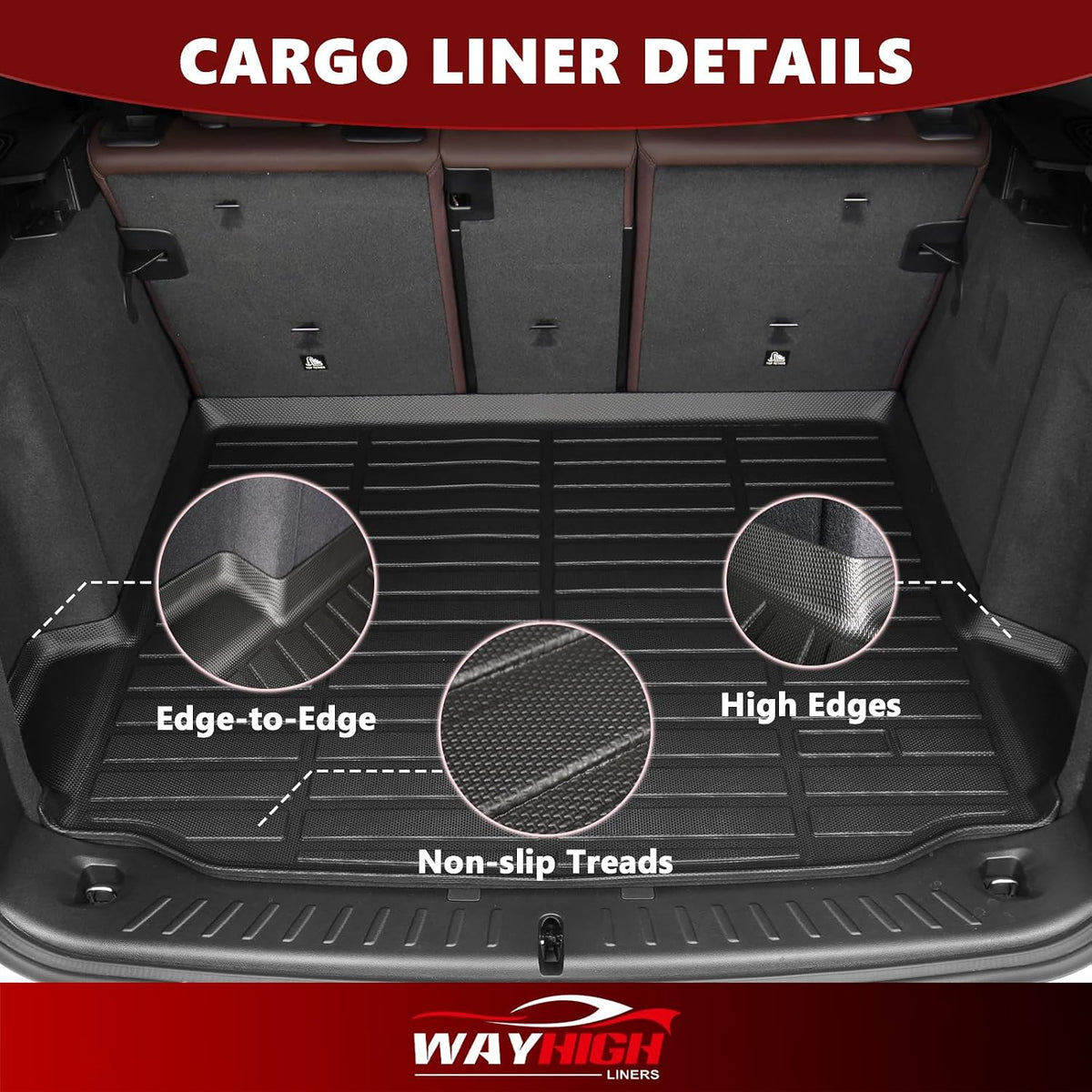 floor mats & cargo liner for 2025 2026, front angle view