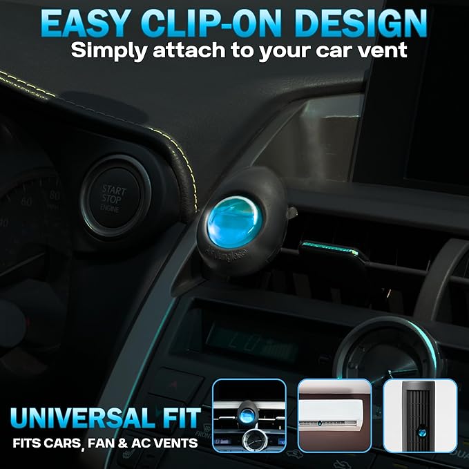 Air Jungles Car Air Freshener Vent Clip 5 Count, Variety Pack – New Car - Image 5