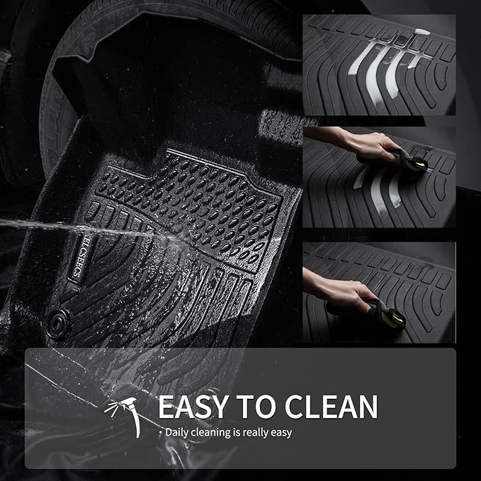 KELCSEECS® Floor Mats Custom for Nissan Frontier Crew Cab 2022-2025 All Weather - Image 7