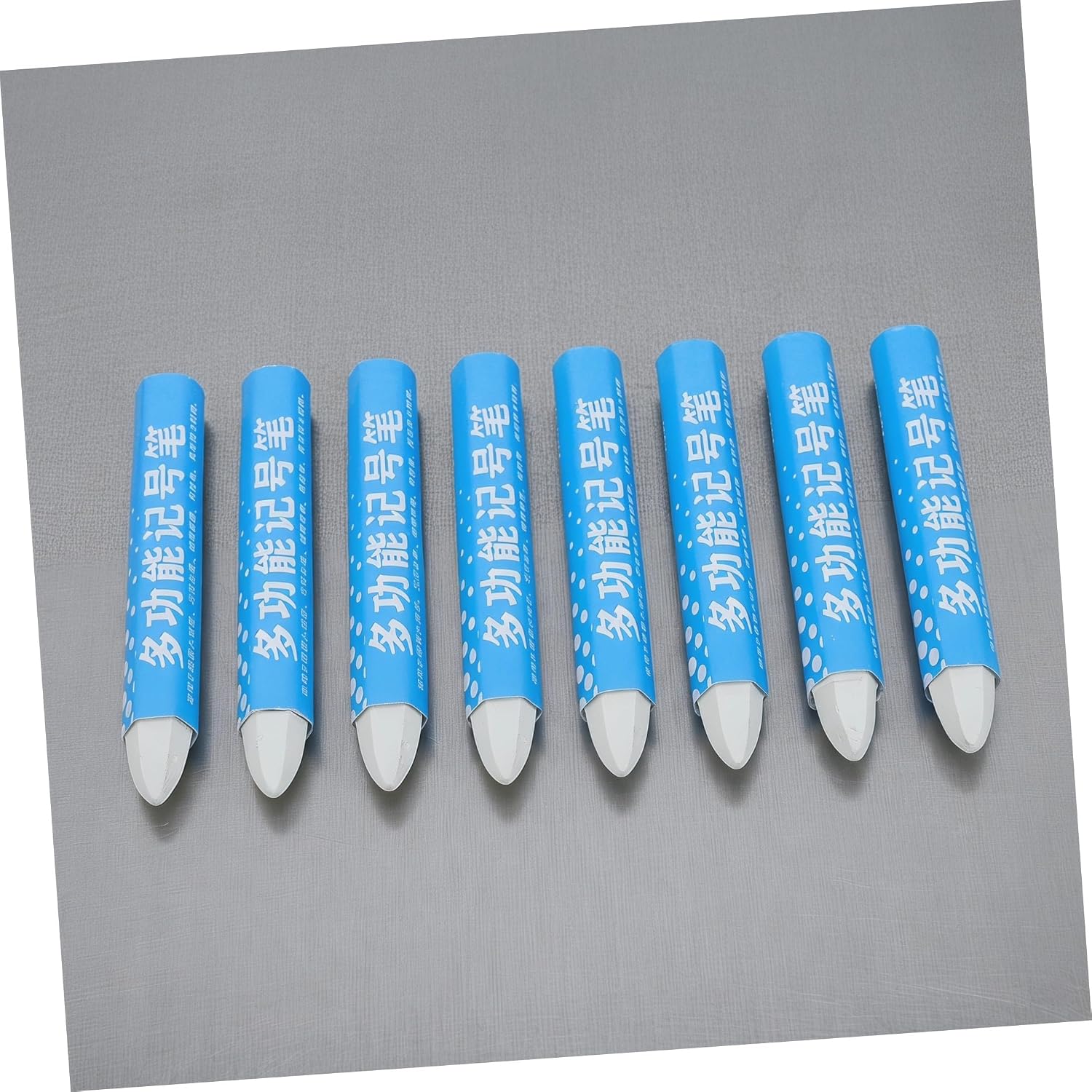 CHILDWEET 8pcs Tire Marker Pens Set for Automotive Use Wax-based Tire Marking Pens in White Yellow and Red Colors for Identification