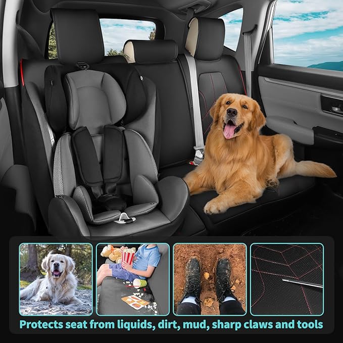 for Honda CRV Seat Covers Custom Fit 2017-2022 EXL EX LX Sport, Hybrid - Image 6