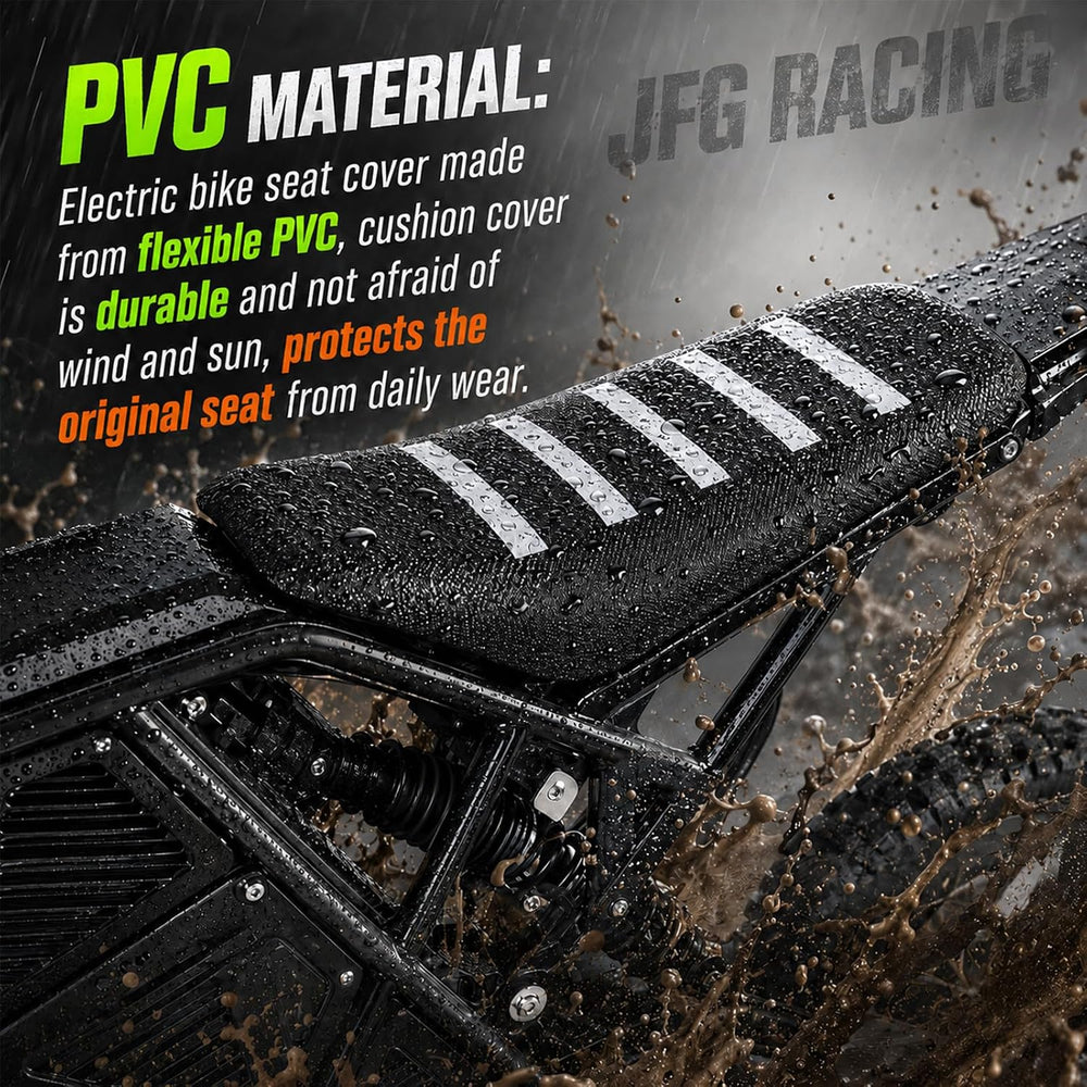 JFG RACING Seat Cover for Eskute Nova Mini/X,Non-Slip PVC Ebike Seat Guard | ...