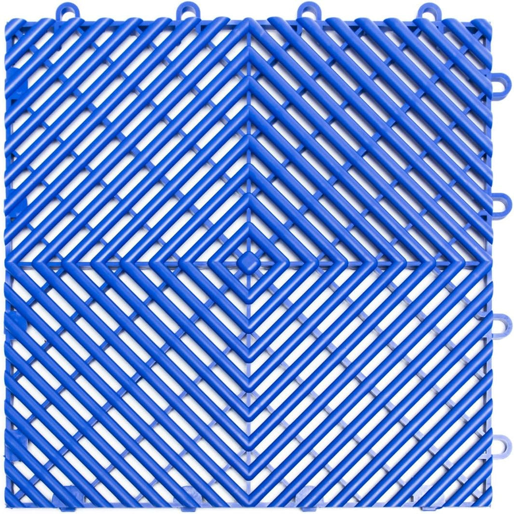 Big Floors RaceDeck Free-Flow Interlocking Garage Flooring Tiles, Self-Draining