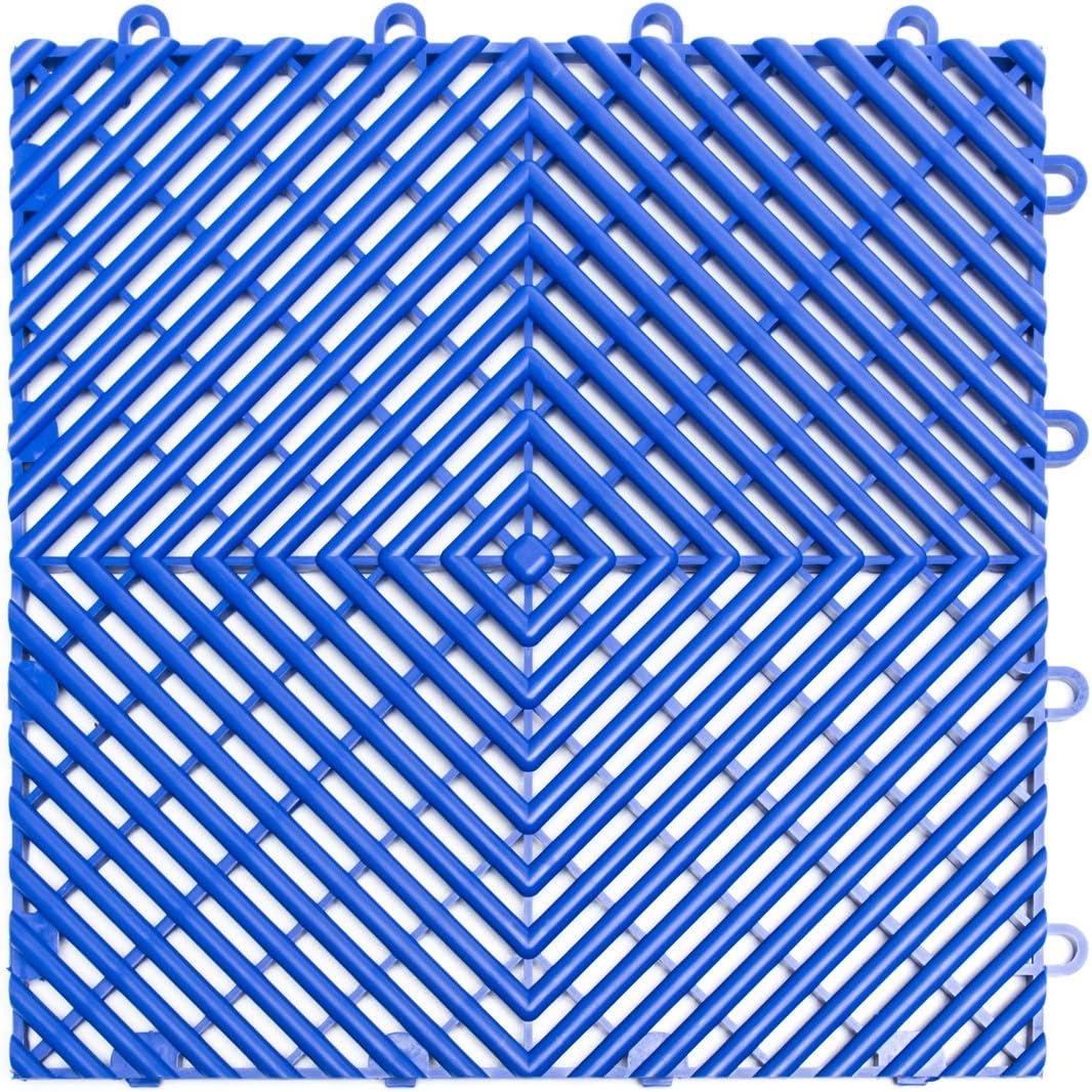 Big Floors RaceDeck Free-Flow Interlocking Garage Flooring Tiles, Self-Draining