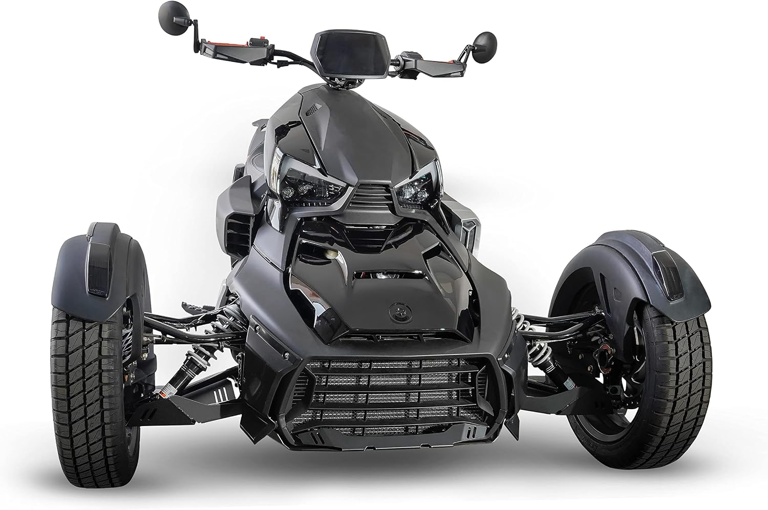 SAUTVS Epic Hood Panel for Can-Am Ryker, Gloss Black Epic Turbo Hood Scoop for Can-Am Ryker 600 900 Sport 2019-2026 Accessories (1PC, Replace #219400877)