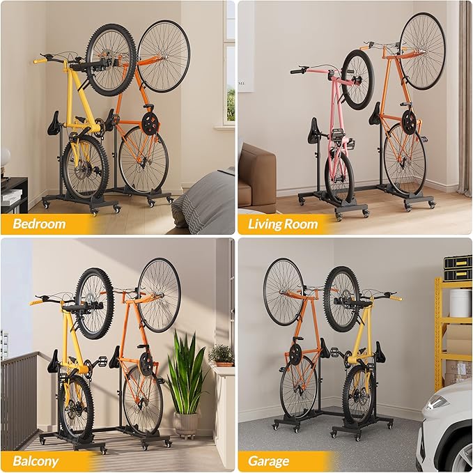 Vertical Bike Stands，Standing Bike Rack - Image 8