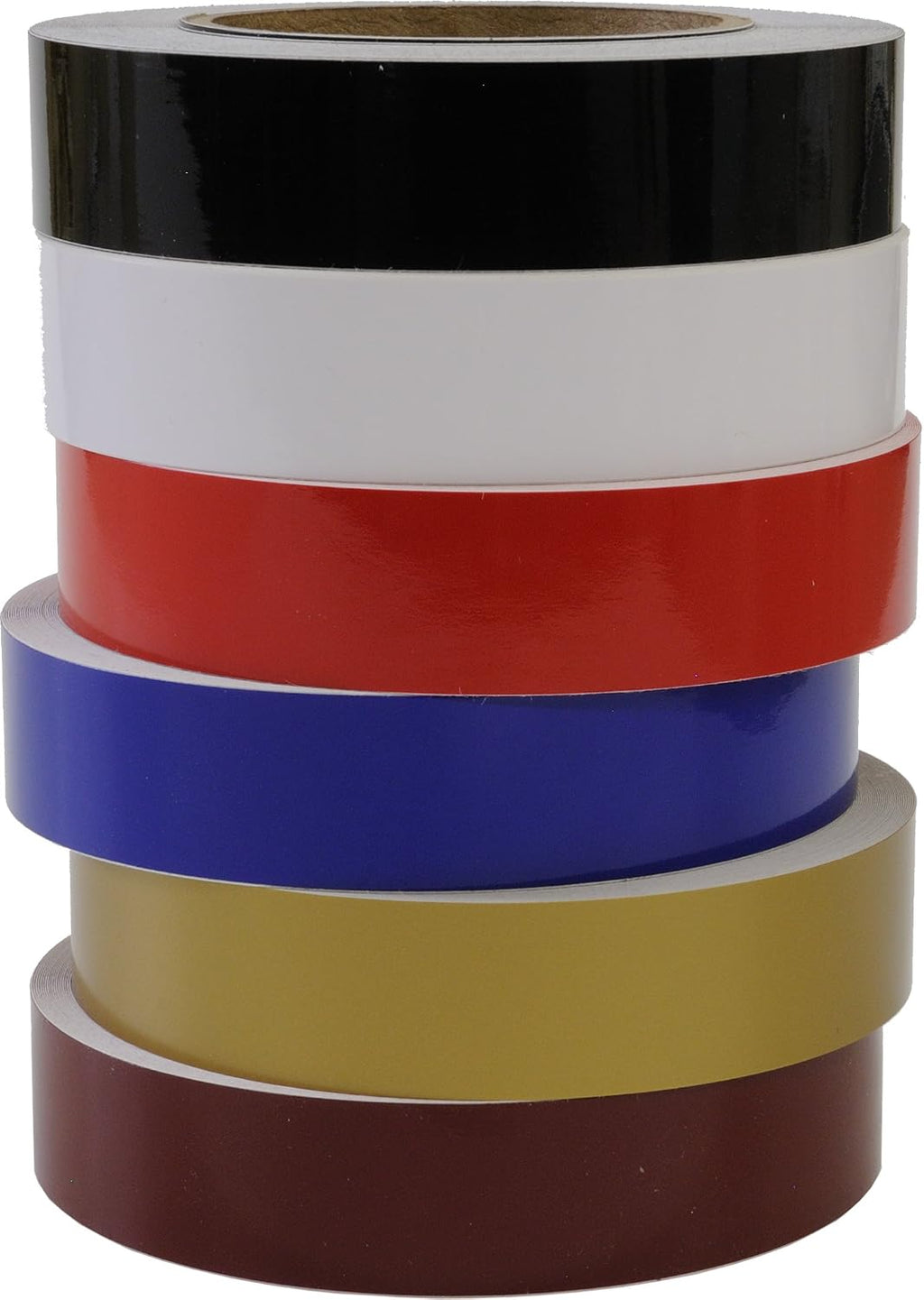 Solid Stripe for Auto Truck Boat - 3mil Vinyl - 3/4" x 50' - Black