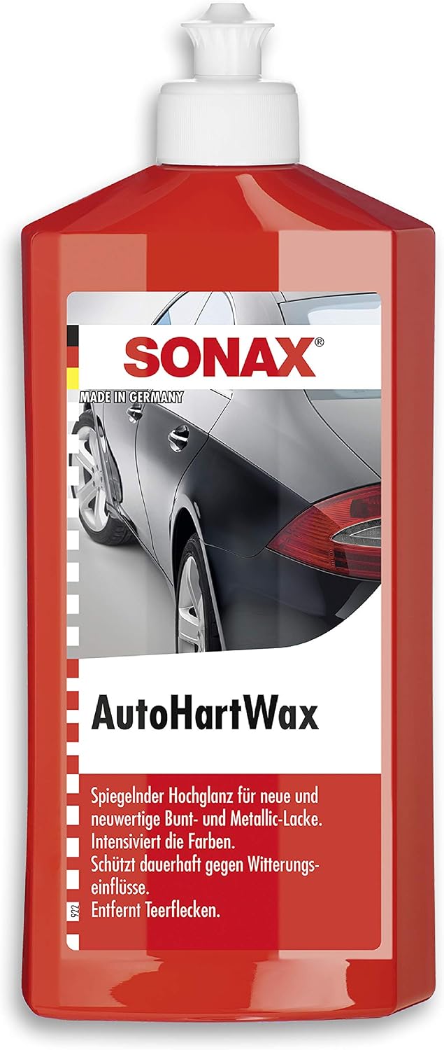 SONAX 301200 Perfection Polishing Wax 500ml | Liquid hard wax for new and nearly new standard and metallic paintwork.