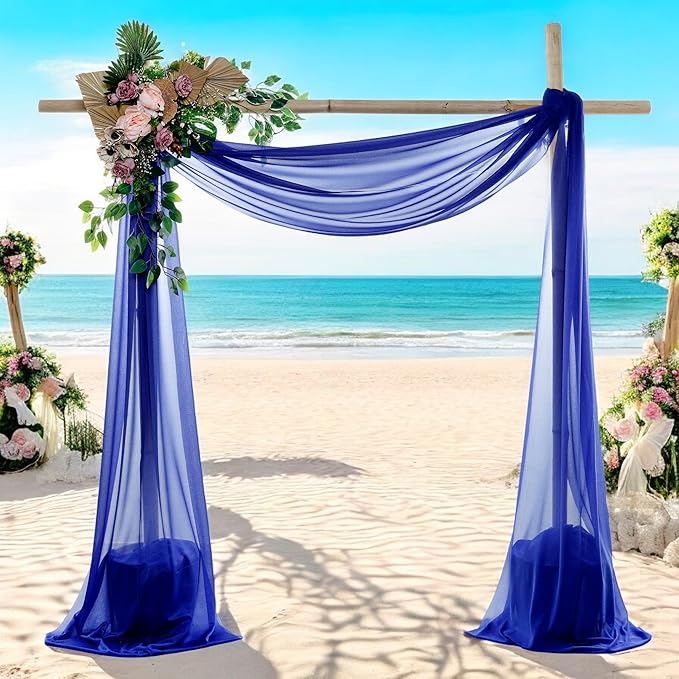 MDS Halloween Chiffon Draping Fabric - 2 Panel, 30" Wide x 30ft Long - S...