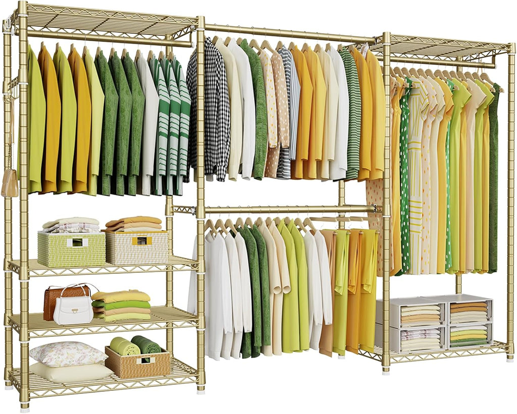 ulif e1 heavy duty closet garment rack, 6, main product view