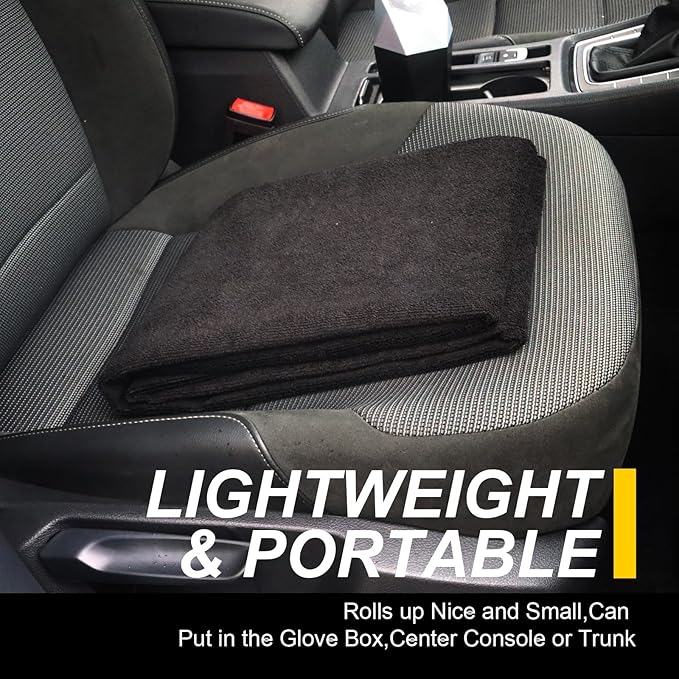 Back Seat Cover for Car Trucks Van SUV, Waterproof Rear Bench Towel Seat Covers - Image 8