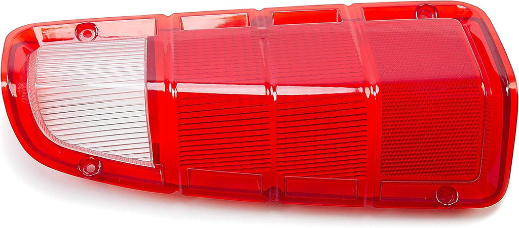 ECOTRIC Pair Tail Light Lens Cover ONLY Compatible with 1972-1980 Dodge Truck & Plymouth Power Wagon