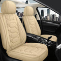 Pariitadin Leather Car Seat Covers Full Set, Waterproof Breathable Faux Leather