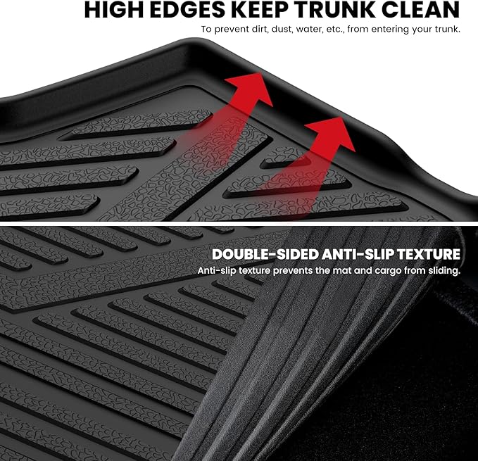 LASFIT Cargo Mat Fit for Toyota RAV4 2013-2018 TPE All Weather RAV4 Hybrid and - Image 2