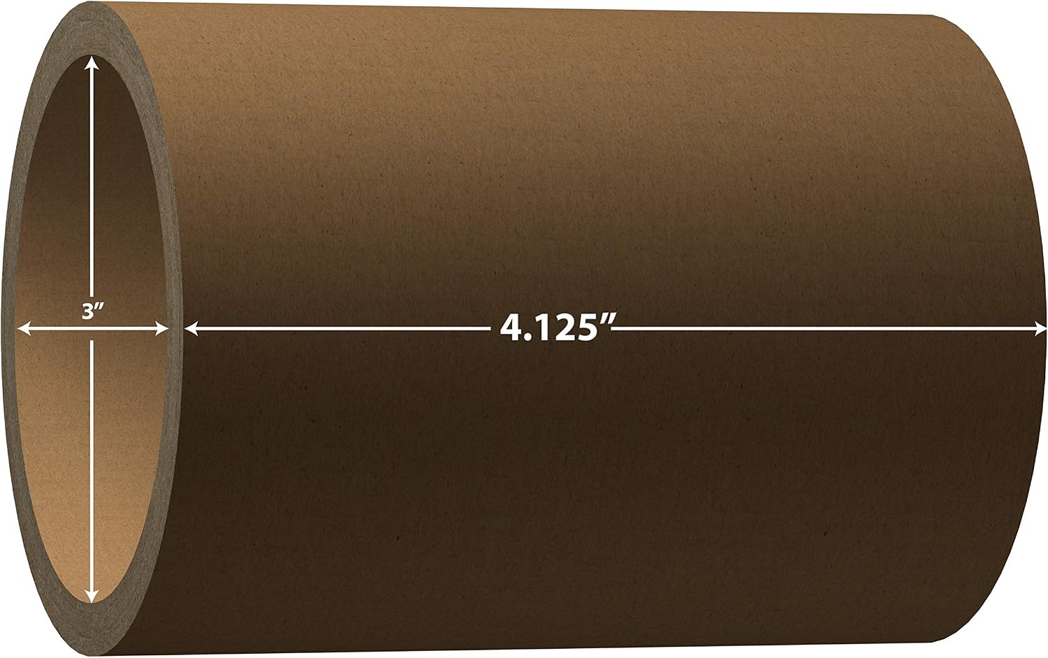 Label Cores 3" Inner Diameter. Rigid Cardboard. Variety of Widths Available. (3" Inner Diameter X 4.125" Width (30 Cores))