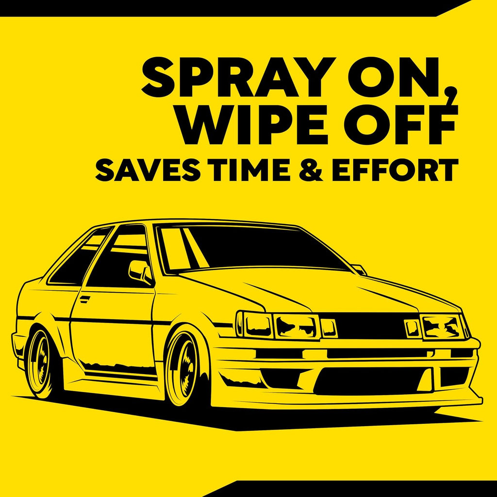 Meguiar's Quik Wax, Spray Wax for Car Detailing that Creates a Deep Shiny Look, Can Be Applied to Wet or Dried Paint and In Direct Sunlight, Moisture Rolls Off Waxed Paint, 24 Oz