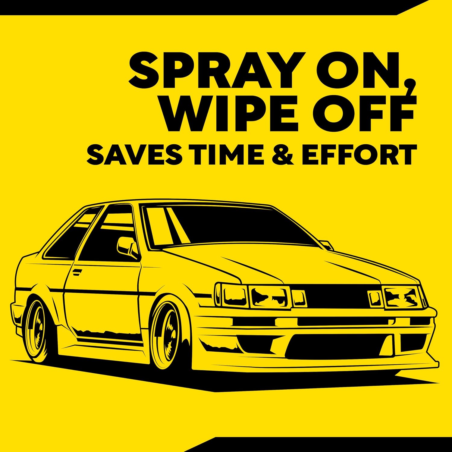 Meguiar's Quik Wax, Spray Wax for Car Detailing that Creates a Deep Shiny Look, Can Be Applied to Wet or Dried Paint and In Direct Sunlight, Moisture Rolls Off Waxed Paint, 24 Oz