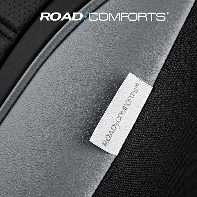 Road Comforts Leather Seat Covers, Breathable Car Seat Covers Full Set - Image 5