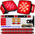 partswcgg 12v led utility trailer tail light wire, main product view