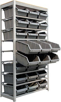 King's Rack Bin Rack Storage System Heavy Duty Steel Rack Organizer Shelving by Unknown