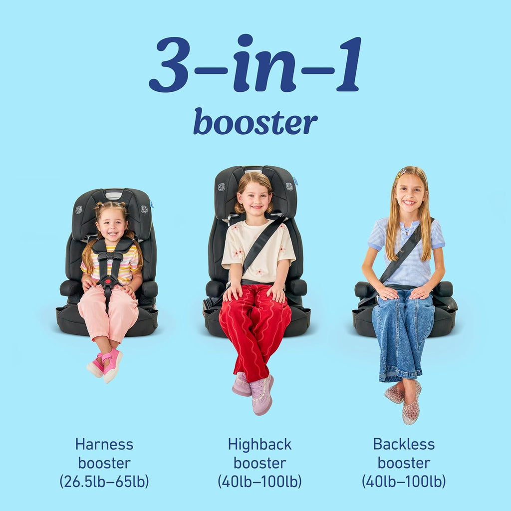 graco tranzitions 3-in-1 harness booster car seat, proof shown in use