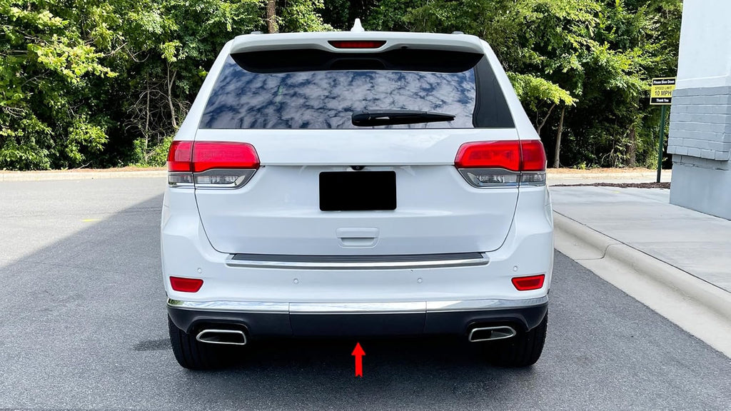 Rear Trailer Hitch Cover Panel for 2014-2021 Jeep Grand Cherokee, 2022 Jeep Grand Cherokee WK PP Plastic Lower Tow Bumper Panel Filler Replace 1WD25TZZAE, CH1137102