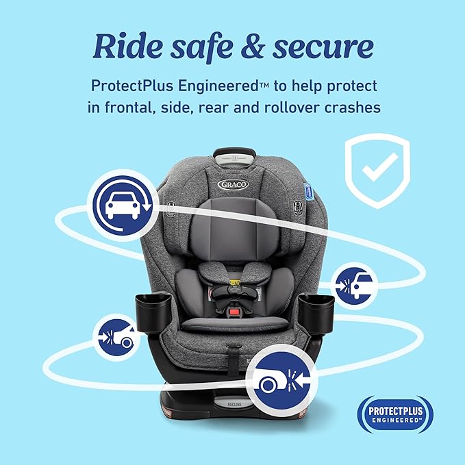 Graco Extend2Fit Convertible Baby Car Seat, Rear and Forward Facing, Adjustable - Image 5