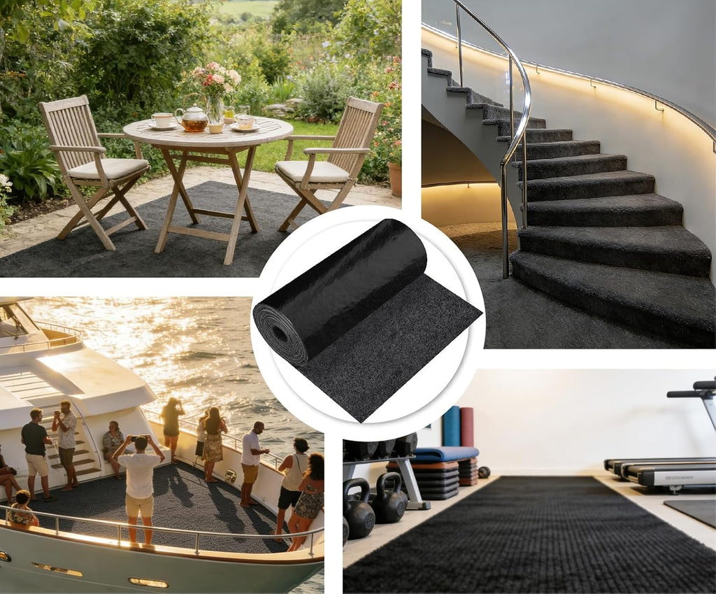 Boat Trailer Bunk Carpet 12 Inch x13Ft, Waterproof Marine Mat, Non-Slip Dirt Resistant for Boat Trailers, Docks, Ramps Ideal for Boat Owners and Marine Enthusiasts