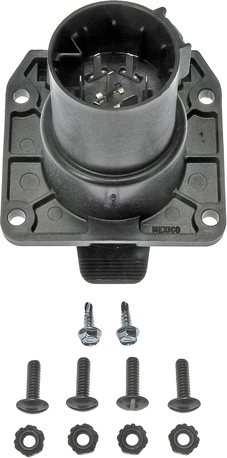 Dorman 924-308 Trailer Hitch Electrical Connector Plug Compatible with Select Ford / Lincoln / Mercury Models