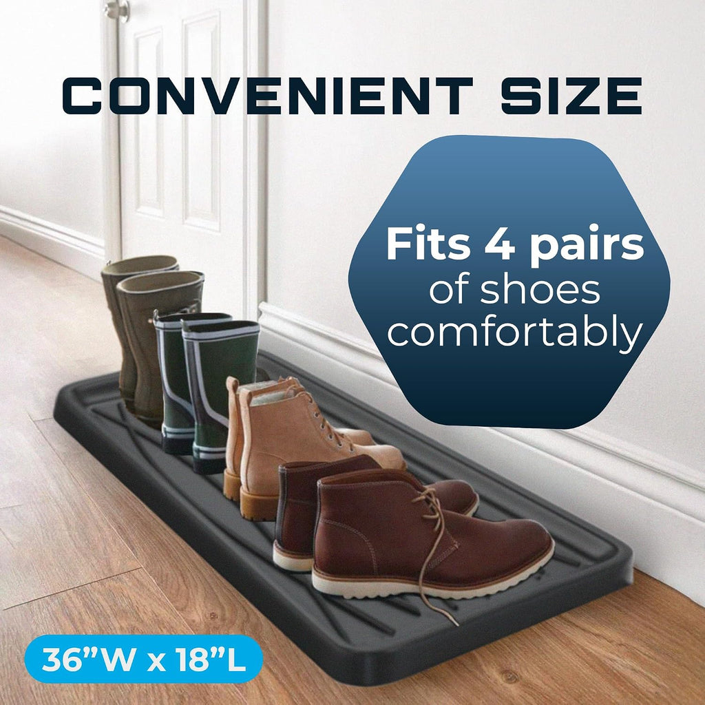 Milato Boot Tray – Extra Large – 18 x 36 in – 45 x 91cm (2 Pack)