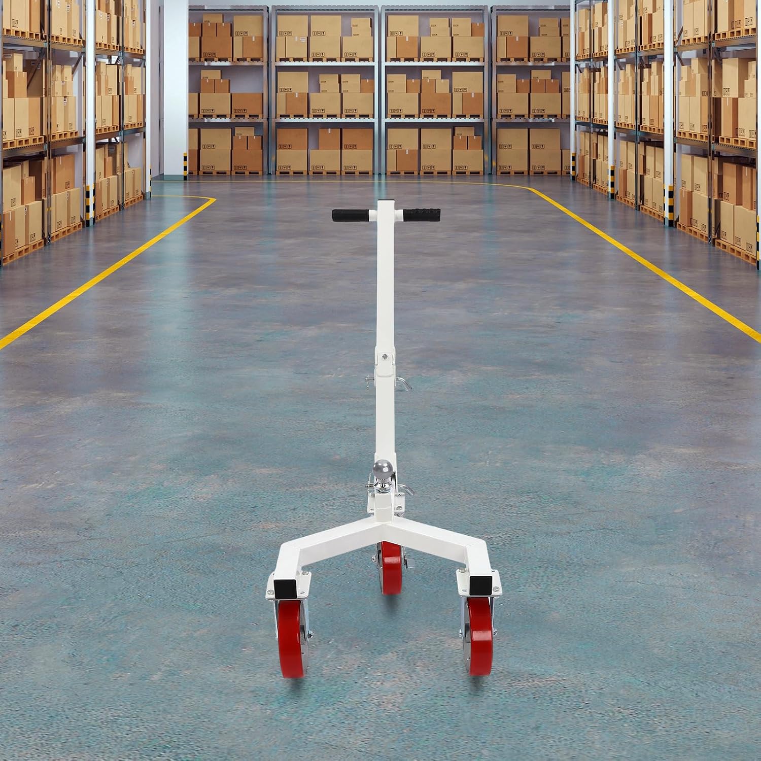 Trailer Dolly, Adjustable Trailer, Trailer Mover 3500lbs, Adjustable Height and Tie Down Angle for RVs, Boats, Garages
