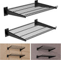 garage wall shelving 24"x16.5" 2-pack, wall mounted shelves, main product view