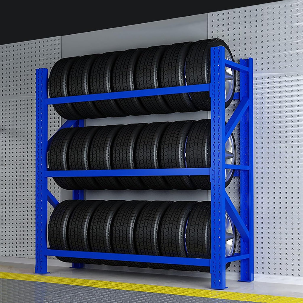 Adjustable Height Tire Storage Rack