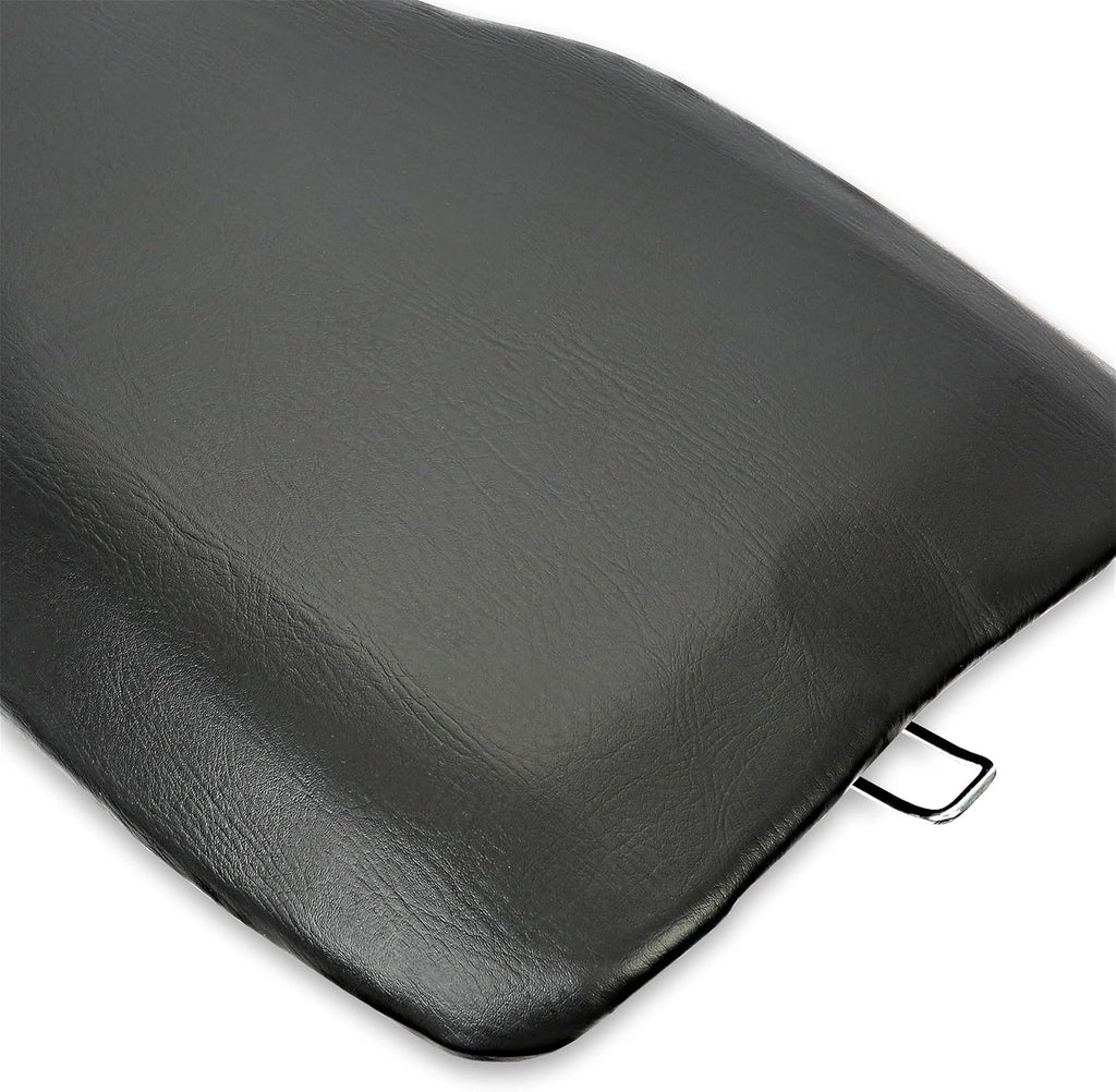ALMULOO Seat Compatible With 2005-2014 Polaris Sportsman 400/450/500/600/700/800 Hawkeye 400 Black Leather Seat Cover Replace For 2683433-070, 2684882-070