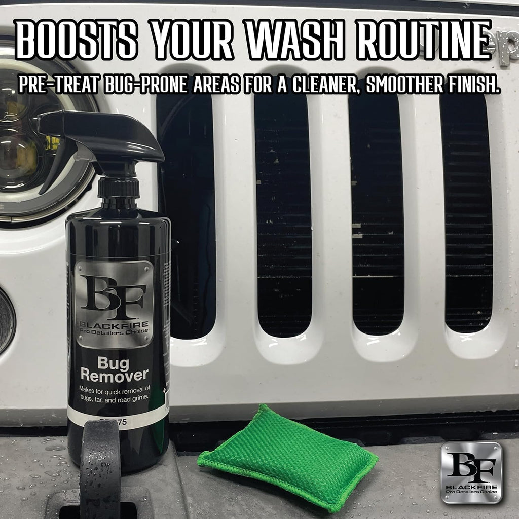 Blackfire Pro Detailers Choice Bug Remover | Specialized Automotive Spray Cleaner & Spot Treatment | Safe for Vehicle Paint | Removes Bugs Without Damage | BF-175 | 32oz